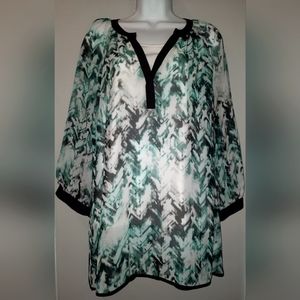 Kim Roger's 2 Pc Blouse & Tank